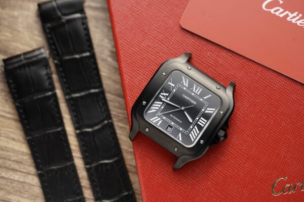 Cartier Best Replica Watch Santos De Cartier WSSA0039 Black Dial BV Factory 39.8mm - Image 2