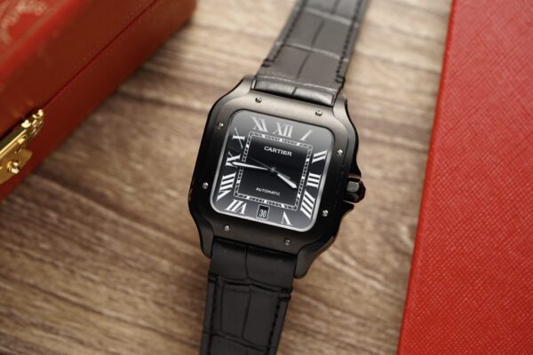 Cartier Best Replica Watch Santos De Cartier WSSA0039 Black Dial BV Factory 39.8mm - Image 3