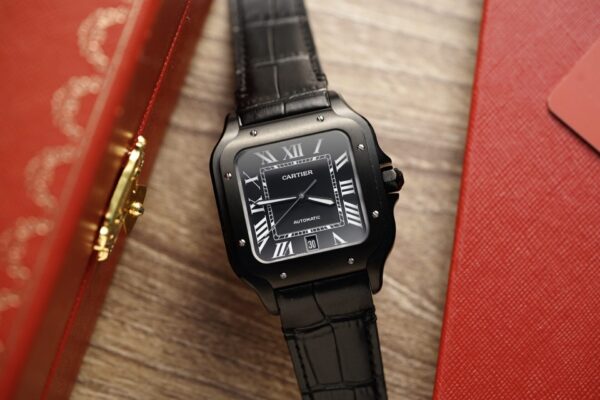 Cartier Best Replica Watch Santos De Cartier WSSA0039 Black Dial BV Factory 39.8mm - Image 4