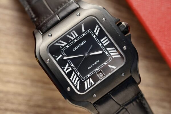 Cartier Best Replica Watch Santos De Cartier WSSA0039 Black Dial BV Factory 39.8mm - Image 5