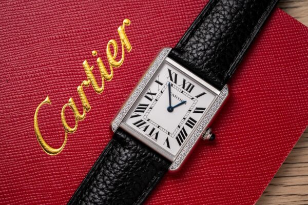 Cartier Fake Watch Tank Must W4TA0017 White Dial Leather Strap 33.7×25.5mm - Image 5