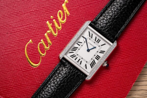 Cartier Fake Watch Tank Must W4TA0017 White Dial Leather Strap 33.7×25.5mm - Image 2