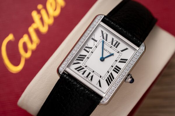 Cartier Fake Watch Tank Must W4TA0017 White Dial Leather Strap 33.7×25.5mm - Image 4