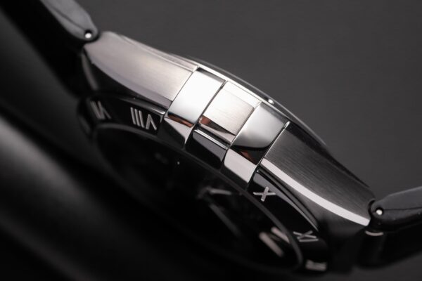 Omega Constellation Replica Watch Black Dial Leather Strap 42mm - Image 8