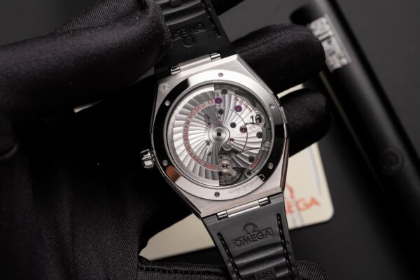 Omega Constellation Replica Watch Black Dial Leather Strap 42mm - Image 10