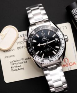 Alternative view of Omega Replica Watch Seamaster Planet Ocean 600m Black Dial 43.5mm