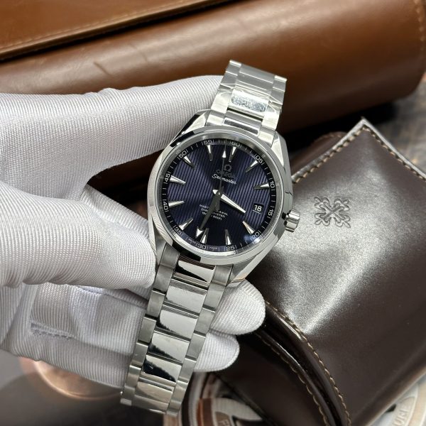 Omega Seamaster Replica Watches Blue Dial VS Factory 41mm - Image 4