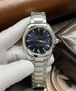 Omega Seamaster Replica Watches Blue Dial VS Factory 41mm