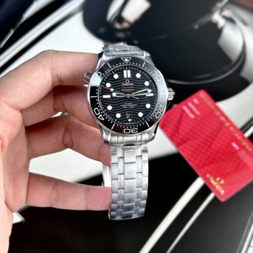 Omega Seamaster Diver 300m Co-Axial Replica Watch Black Dial VS Factory 42mm - Image 4