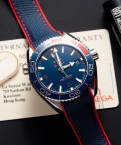 Alternative view of Omega Replica Watch Specialities Pyeongchang 2018 Limited Blue Dial 43.5mm