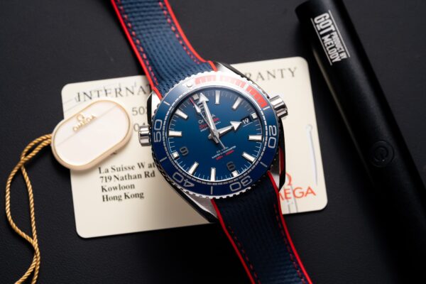 Omega Replica Watch Specialities Pyeongchang 2018 Limited Blue Dial 43.5mm - Image 2