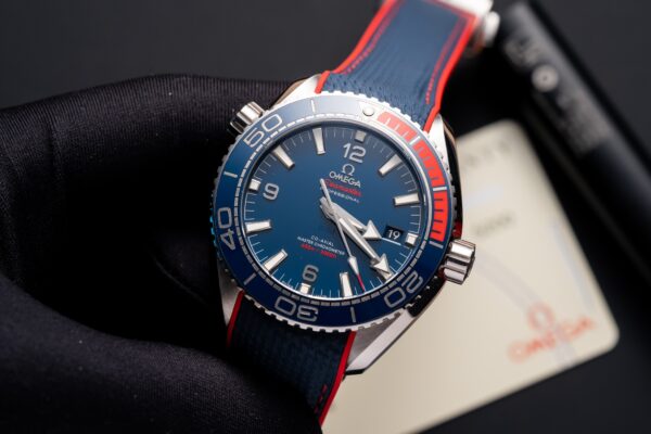 Omega Replica Watch Specialities Pyeongchang 2018 Limited Blue Dial 43.5mm - Image 3