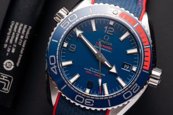 Omega Replica Watch Specialities Pyeongchang 2018 Limited Blue Dial 43.5mm - Image 4