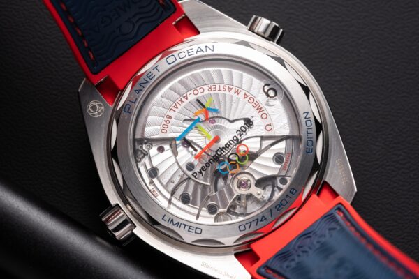 Omega Replica Watch Specialities Pyeongchang 2018 Limited Blue Dial 43.5mm - Image 10