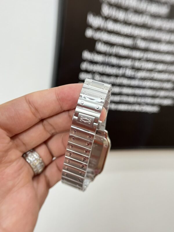 Cartier Santos WSSA0018 Replica 1:1 Watch White Dial 39.8mm - Image 8