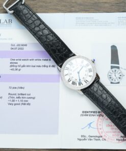 Cartier Ronde Natural Diamond Replica 1:1 Watch For Women 36mm