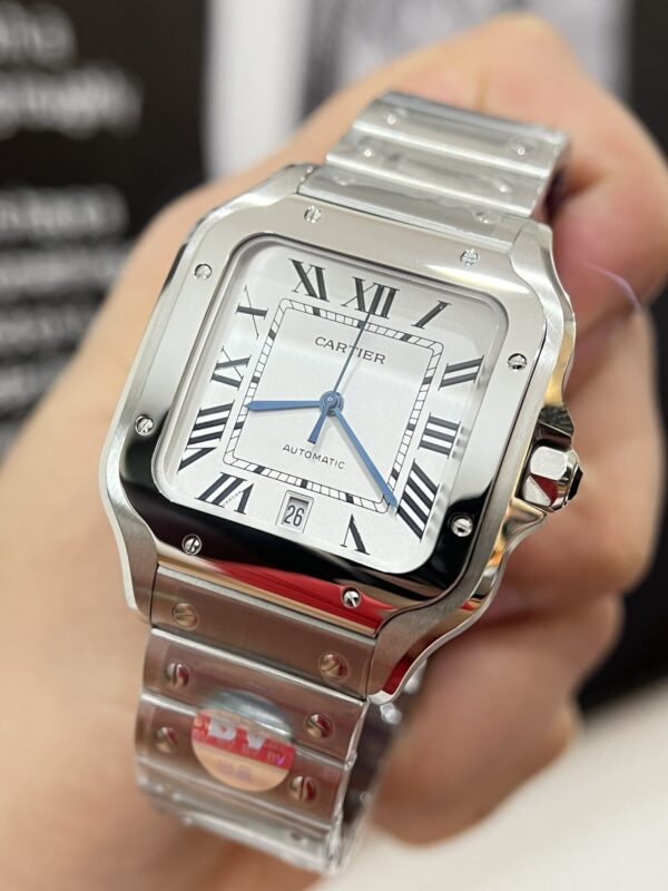Cartier Santos WSSA0018 Replica 1:1 Watch White Dial 39.8mm - Image 5