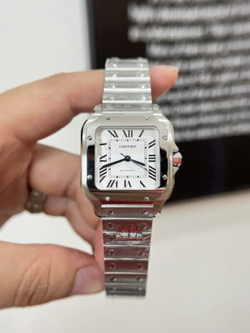 Cartier Santos WSSA0029 Replica 1:1 Watch BV Factory 35mm - Image 3