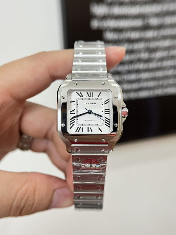 Cartier Santos WSSA0029 Replica 1:1 Watch BV Factory 35mm - Image 3