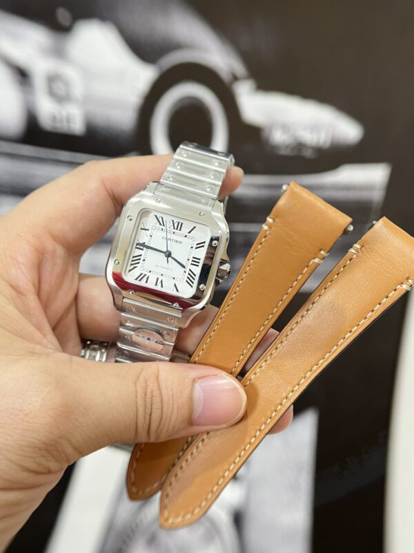 Cartier Santos WSSA0029 Replica 1:1 Watch BV Factory 35mm - Image 2