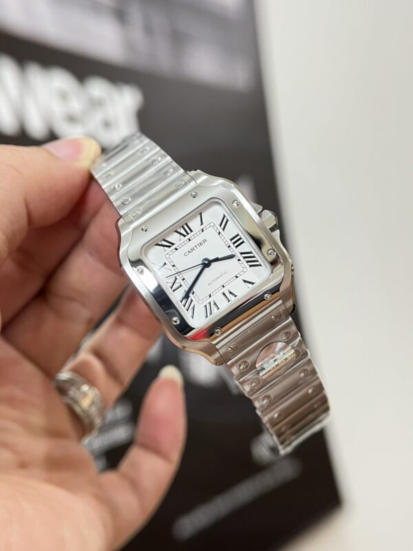 Cartier Santos WSSA0029 Replica 1:1 Watch BV Factory 35mm - Image 4