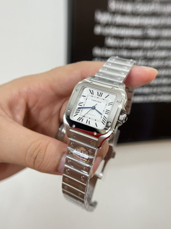 Cartier Santos WSSA0029 Replica 1:1 Watch BV Factory 35mm - Image 5