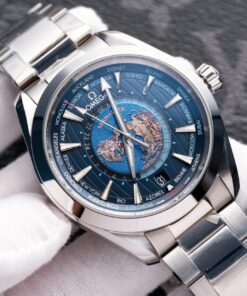 Omega Seamaster Aqua-Terra Blue Dial Replica Watch VS Factory 43mm