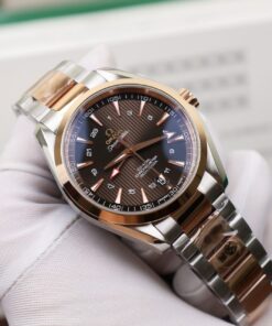 Omega Seamaster GMT Replica Watch Chocolate Dial VSF 41.5mm