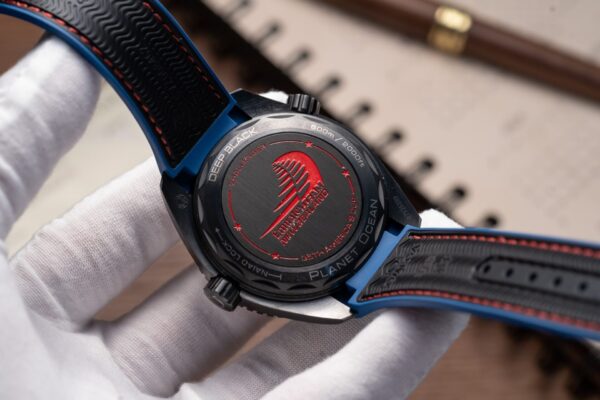 Omega Seamaster GMT Replica Watch Ceramic Black VS Factory 45.5mm - Image 8