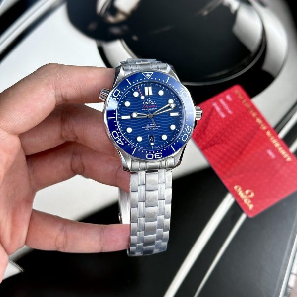 Omega Replica Watches Seamaster Blue Dial VS Factory 42mm - Image 4