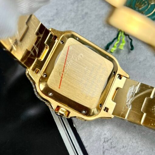 Cartier Santos Replica 1:1 Watch With Stone BV Factory 39.8mm - Image 8