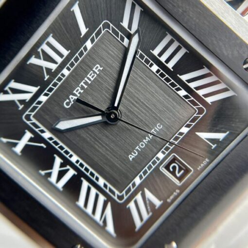 Cartier Santos WSSA0037 Replica 11 Watch Grey Dial BV Factory 39.8mm - Image 4