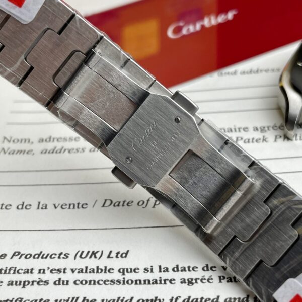 Cartier Santos WSSA0037 Replica 11 Watch Grey Dial BV Factory 39.8mm - Image 9
