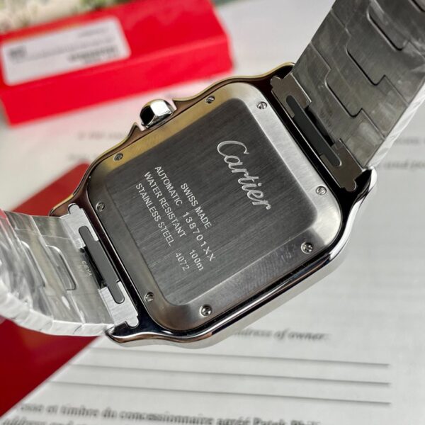 Cartier Santos WSSA0037 Replica 11 Watch Grey Dial BV Factory 39.8mm - Image 8