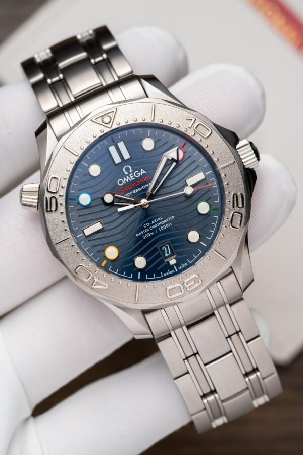 Omega Seamaster 007 Replica 1:1 Watch Blue Dial VS Factory 41mm - Image 3