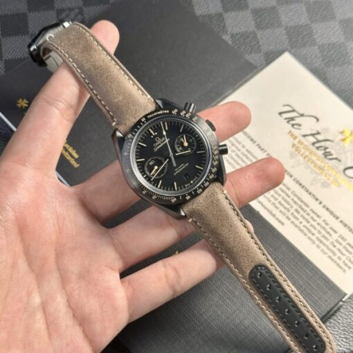 Omega SpeedMaster Replica Watch Highest Quality Black OM 44mm - Image 3