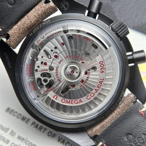Omega SpeedMaster Replica Watch Highest Quality Black OM 44mm - Image 6