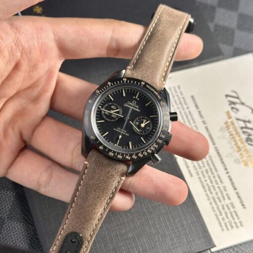 Omega SpeedMaster Replica Watch Highest Quality Black OM 44mm - Image 2