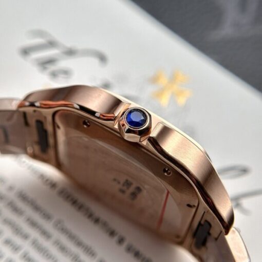 Cartier Santos Replica Watch Rose Gold BV Factory 39.8mm - Image 6