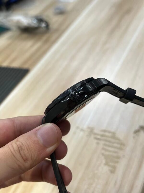 Omega Seamaster Replica Watch Black Ceramic Case Rubber Strap VS Factory 42mm - Image 5