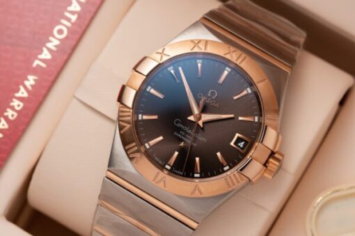 Omega Constellation Brown Dial Replica Watch VS Factory 38mm - Image 4