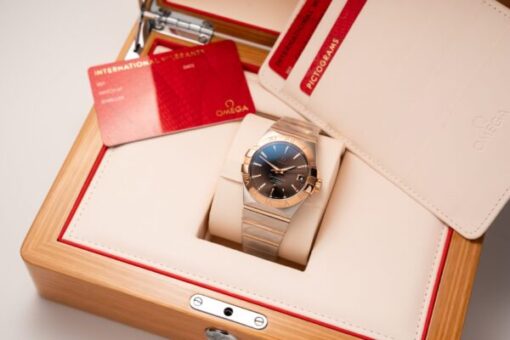 Omega Constellation Brown Dial Replica Watch VS Factory 38mm - Image 5