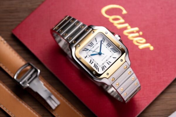 Cartier Replica Watch Santos Demi White Dial BV Factory 35.2mm - Image 3