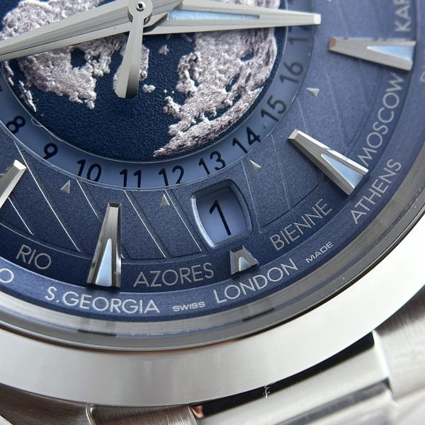 Omega Seamaster Aqua Terra Worldtimer Dial Blue Replica Watch VS Factory 43mm - Image 4