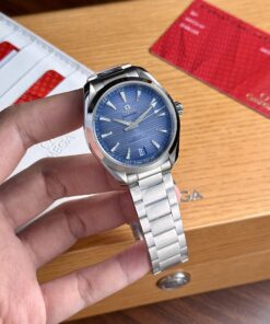 Omega Seamaster Summer Blue Dial Replica Watch VS Factory 41mm