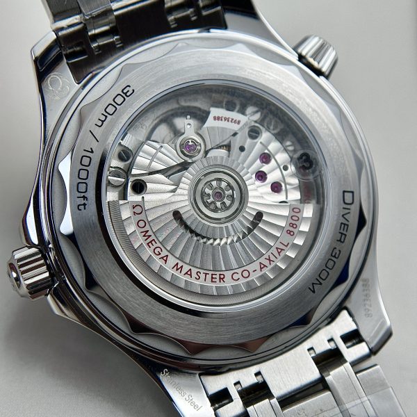 Omega Seamaster Diver 300m Co-Axial Replica Watch Black Dial VS Factory 42mm - Image 7
