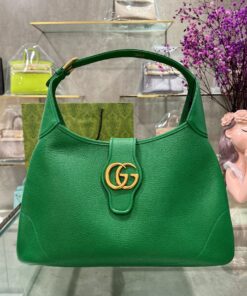 Gucci Aphrodite Medium Shoulder Bag Green 39mm