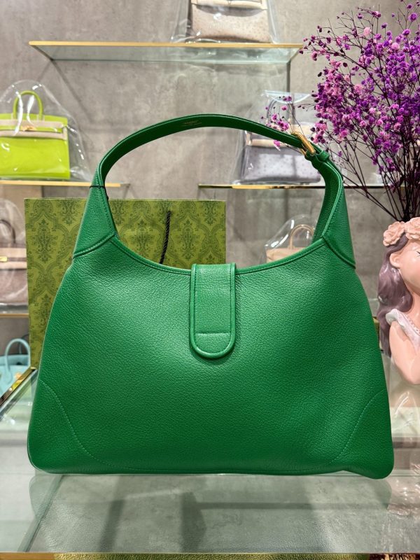 Gucci Aphrodite Medium Shoulder Bag Green 39mm - Image 5