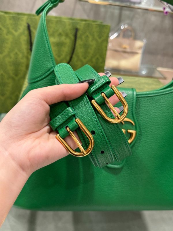 Gucci Aphrodite Medium Shoulder Bag Green 39mm - Image 7