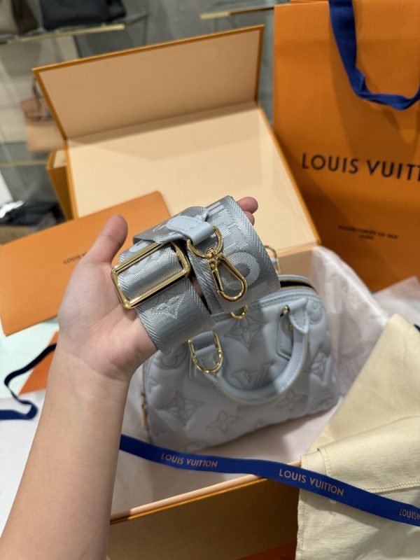 Louis Vuitton Alma BB Handbag Super Blue 24.5x18x12cm - Image 7